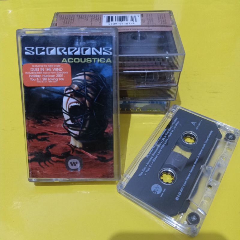 Kaset SCORPIONS Accoustica Lengkap Teks