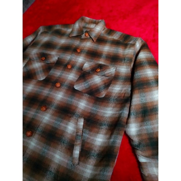 VETERANO JAKET FLANEL SHERPA UNIQLO 4 POCKET