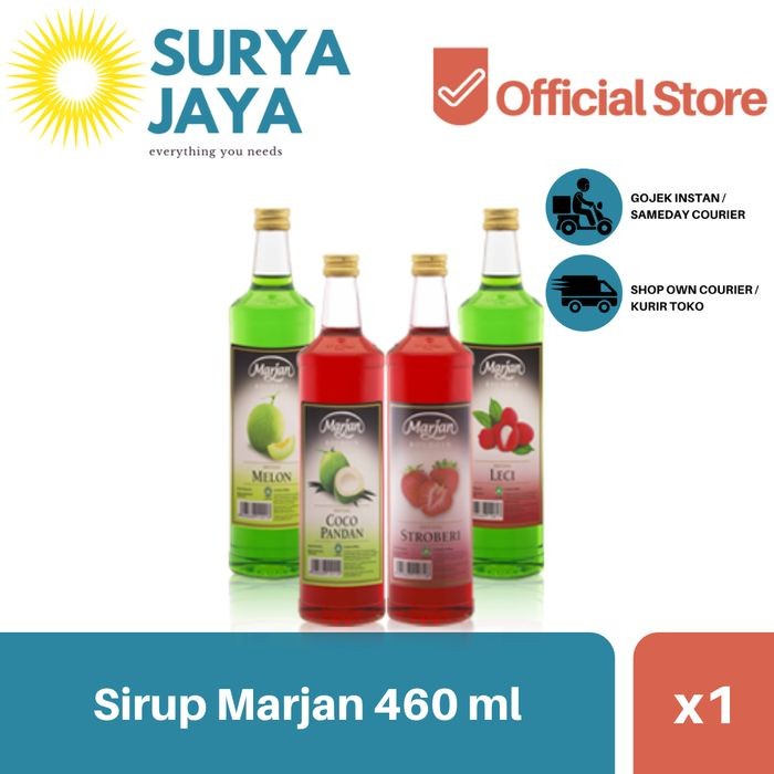 Distributor Sirup Marjan 460ml (Isi 12 pcs) - Agen Sirup Marjan 1 Dus