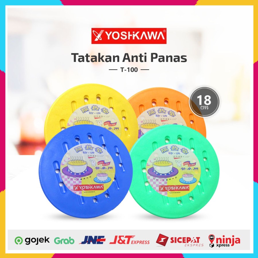 Tatakan Alas Panas Masakan Panci Bahan Plastik Yoshikawa T-100 18 cm