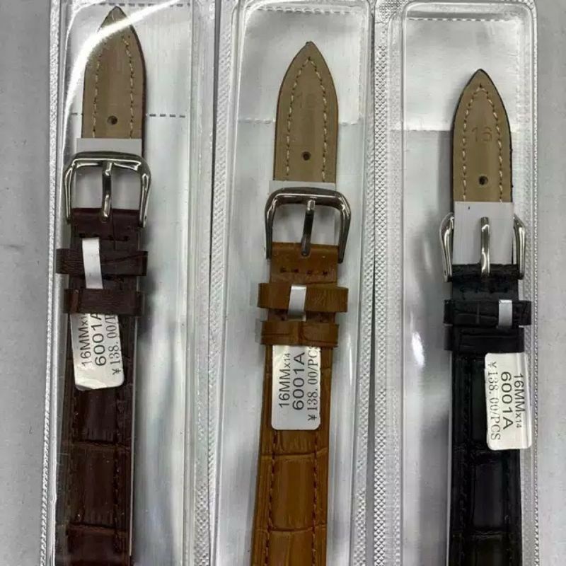 strap tali jam tangan kulit time king tali jam tangan kulit guine leather berkualitas tali time king