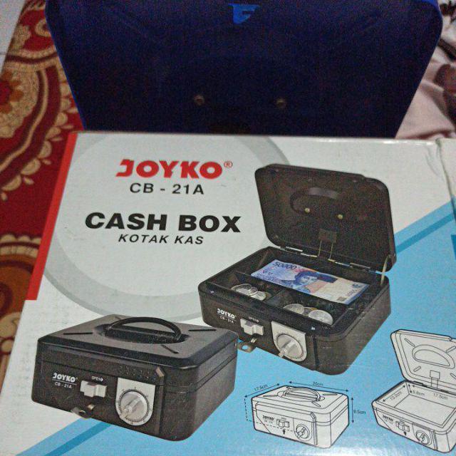 Cash Box Joyko Cb-21a / Cashbox Joyko Cb 21 / Brankas Uang Kotak Uang Perhiasan / Safety Deposit Box