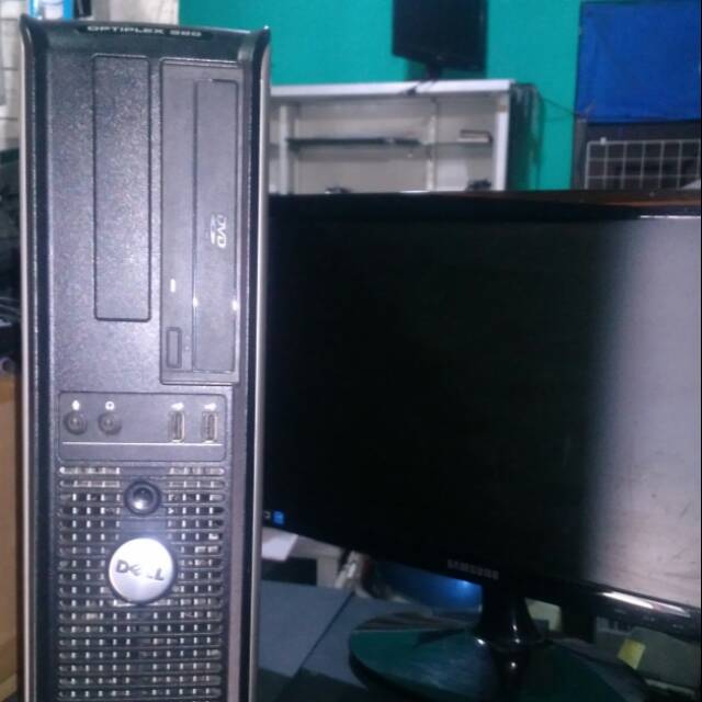 PC komputer built Up DELL cor2duo+lcd