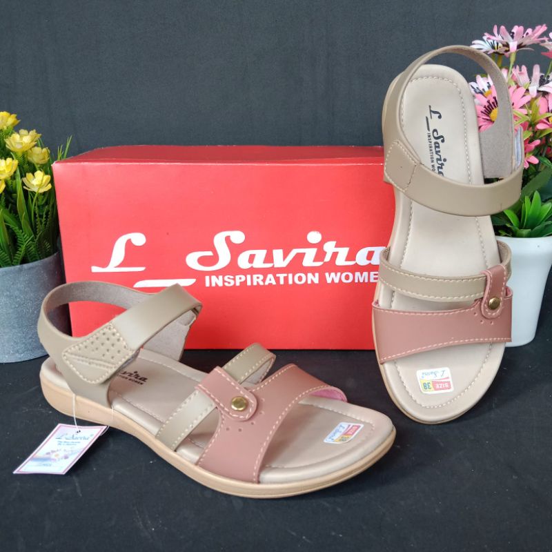PROMO SANDAL WANITA TALI L_SAVIRA / SANDAL LET CANTIK DAN TRENDY 05