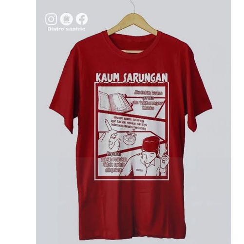 kaos kaum sarungan