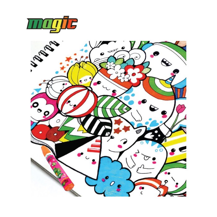 

PASTEL-DRY-OIL- CRAYON MAGIC OIL PASTELS 12 WARNA CASE | GC-2101F-12 -OIL-DRY-PASTEL.