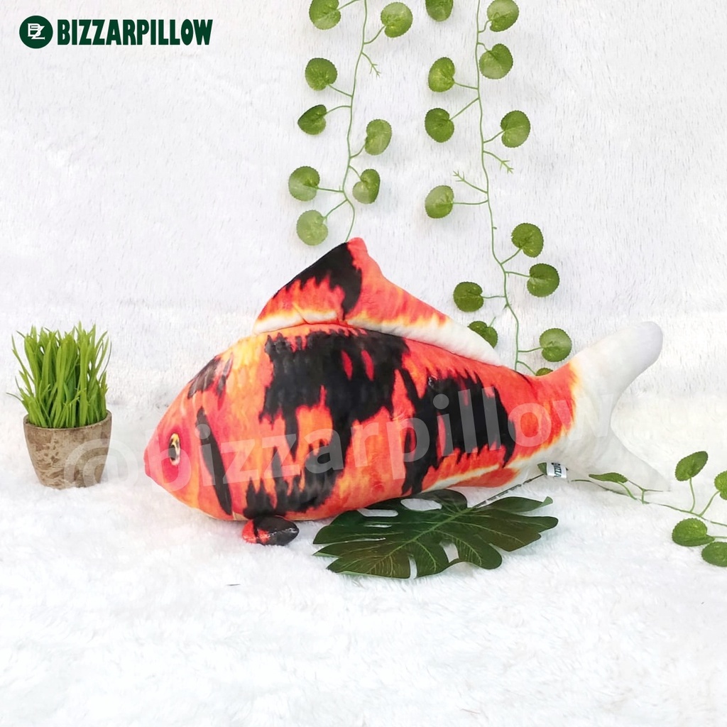 Bizzarpillow Bantal Ikan Koi Size M Bantal Unik BZ068