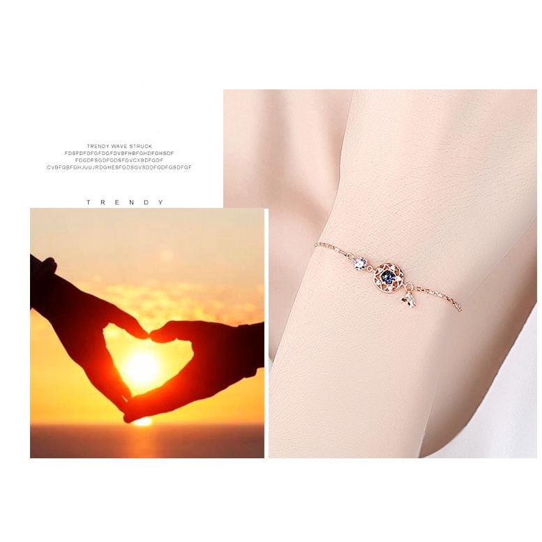 Gelang wanita Sterling silver S925  (Garansi  2  Tahun)  Gelang Dreamcatcher Fashion dan manis Bracelet Fashion and sweet perak asli S925 Original Arctic Deer