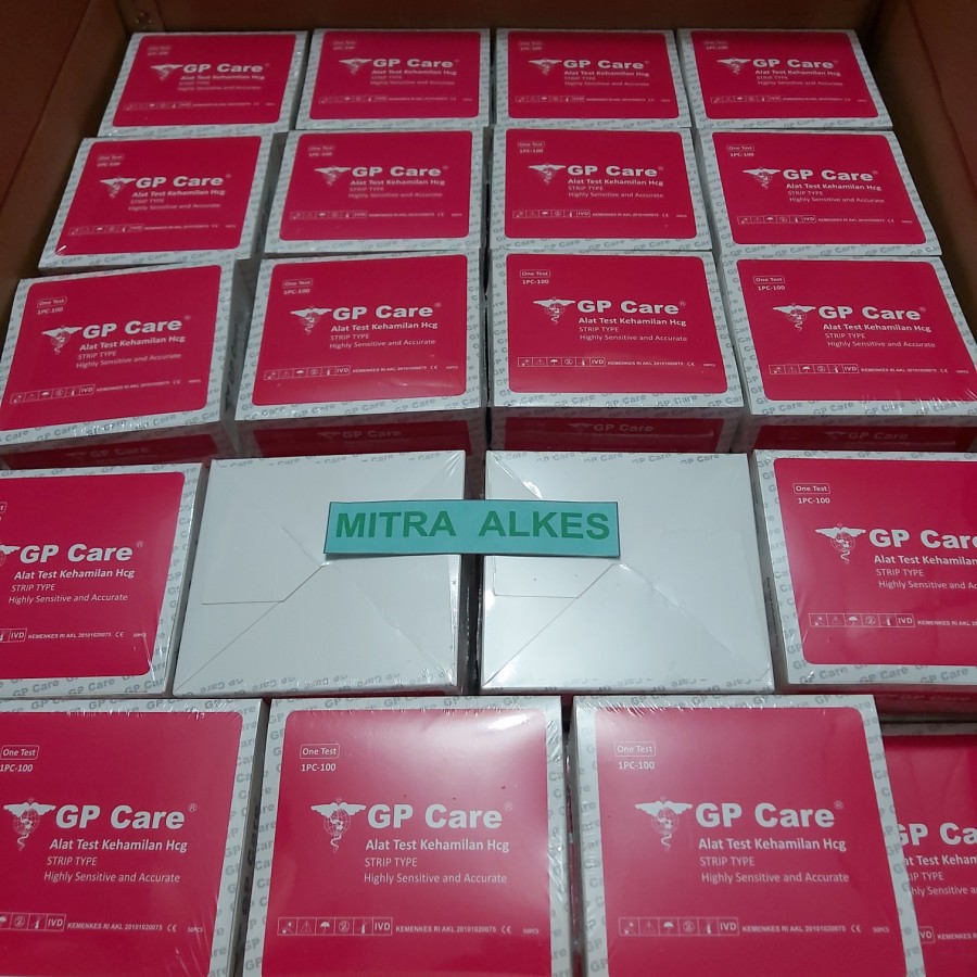 Hcg Celup GP Care. Alat Tes Kehamilan GpCare. l  Strip Test Hamil GP care.