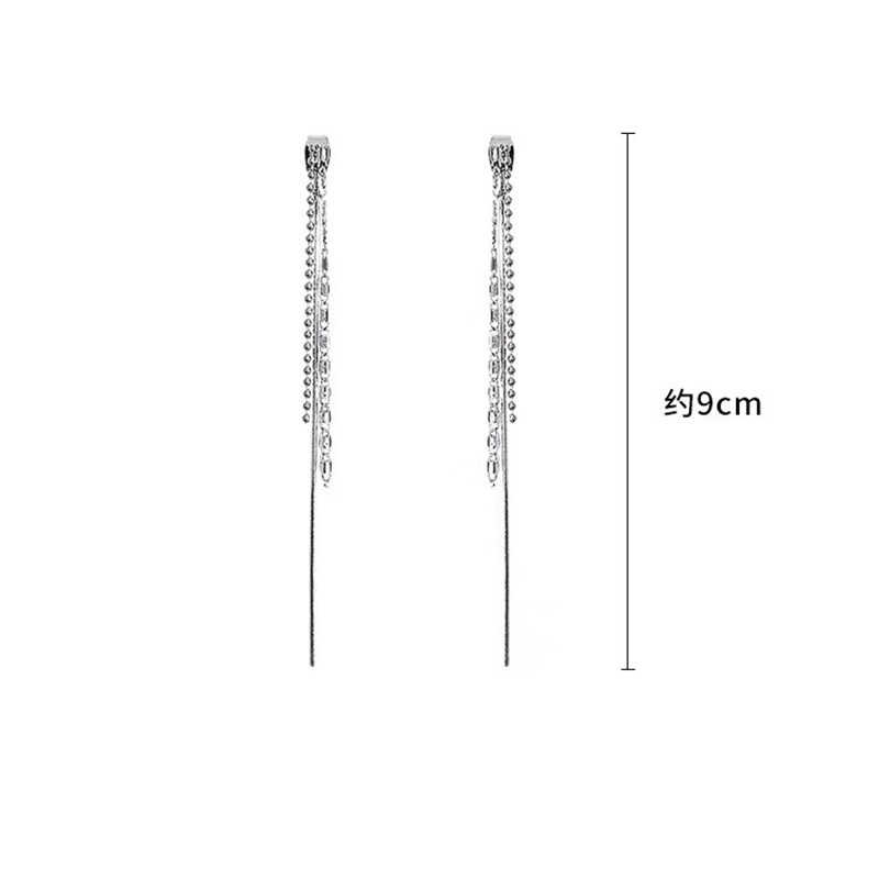 COD Hotel Deluna IU Silver 925 Anting Panjang  Berlian Berpohon Anting