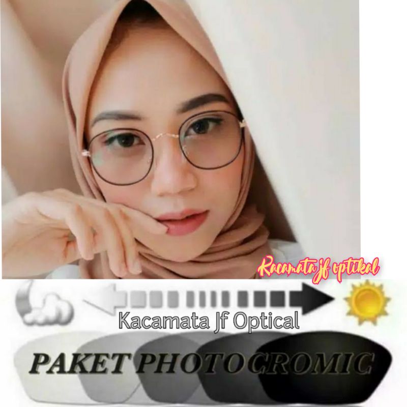 KACAMATA 2261 PRIA/WANITA |  + LENSA PHOTOCHROMIC MINUS ANTI RADIASII