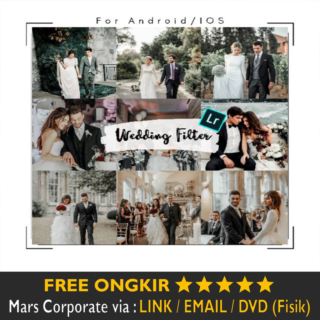 Wedding Filter - Preset Lightroom Premium Mobile Android IOS Iphone PC Terhits