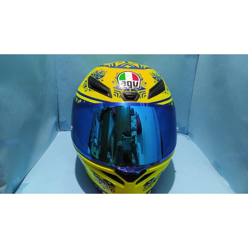 AGV K1 WINTER TEST  SNI (ORIGINAL) +VISOR IRIDIUM SECOND