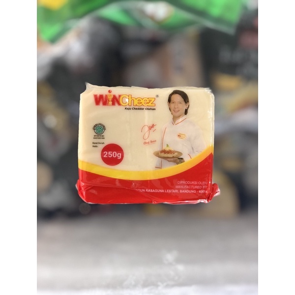 

WinCheez Reguler Keju Cheddar Olahan / Cheese 250gr