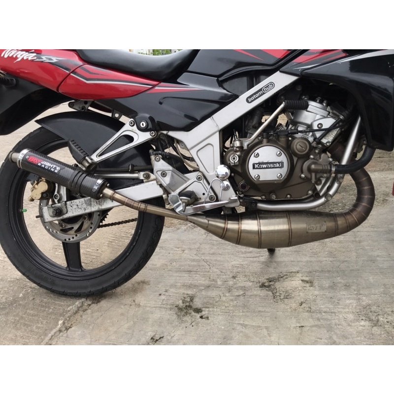 knalpot Ninja SS/R Eighty Racing 8TY Stainles silincer karbon kevlar