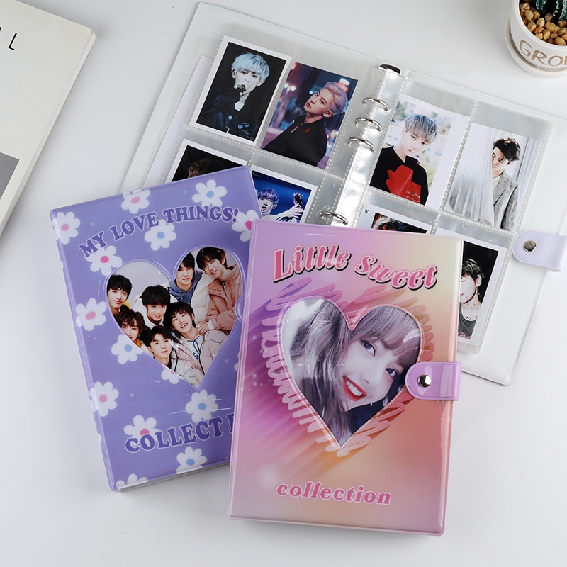 A5 Binder Shell  Photo Album Cover Photocard Lomo Card Holder INS Cow Photo Book Card Collection