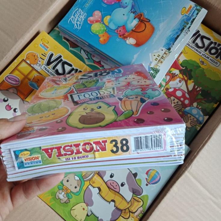 

Murah Spesial BUKU TULIS VISION (38 LEMBAR 10pcs)