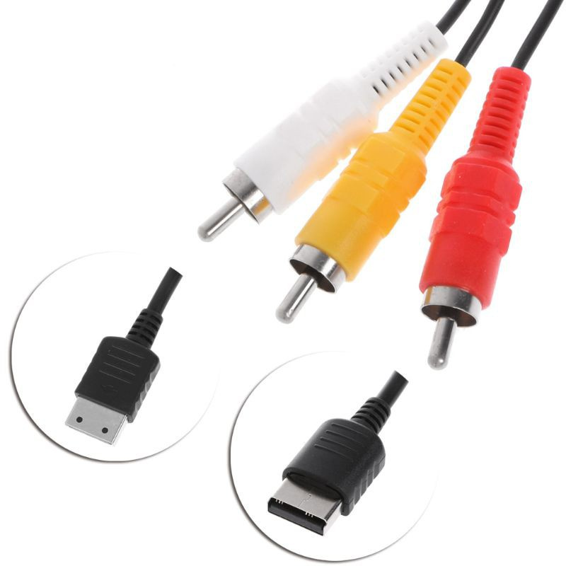 CRE  1.8M/6FT RCA Audio Video AV Stereo Composite Adapter Cable For Sega Dreamcast