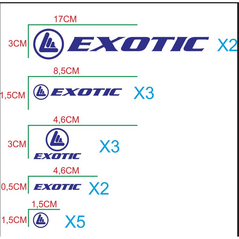 Cutting sticker Sepeda Exotic New