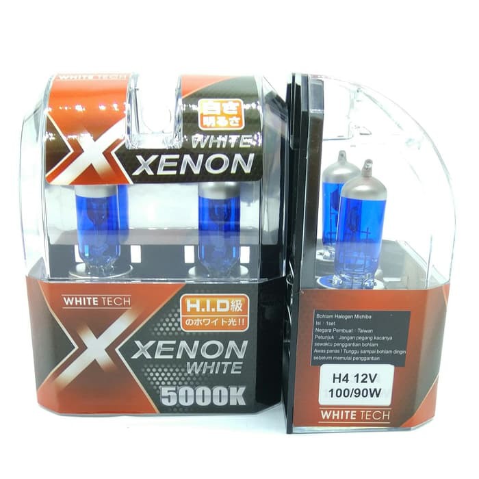 Bohlam Michiba H4 5000k 12V 100/90W