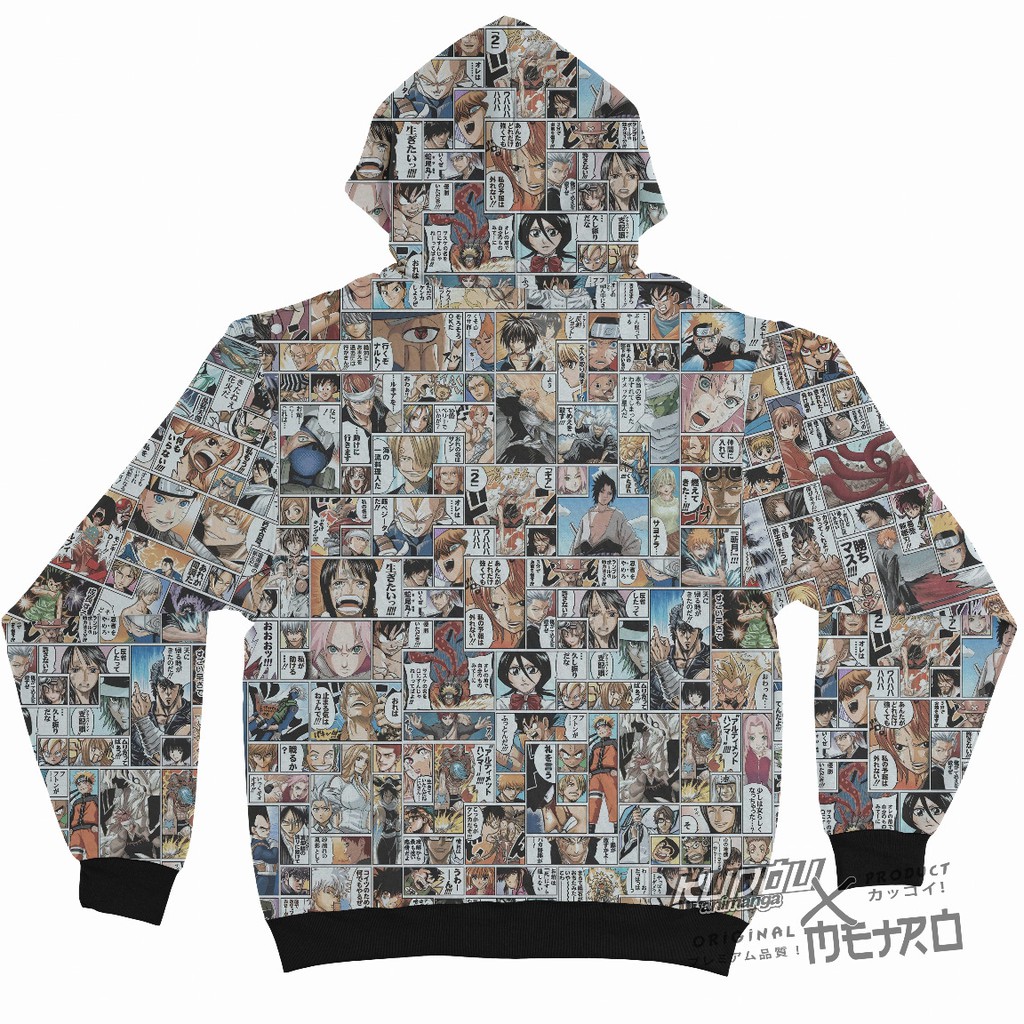 Jaket Fullprint Comic Shonen Jump Adidas Poly