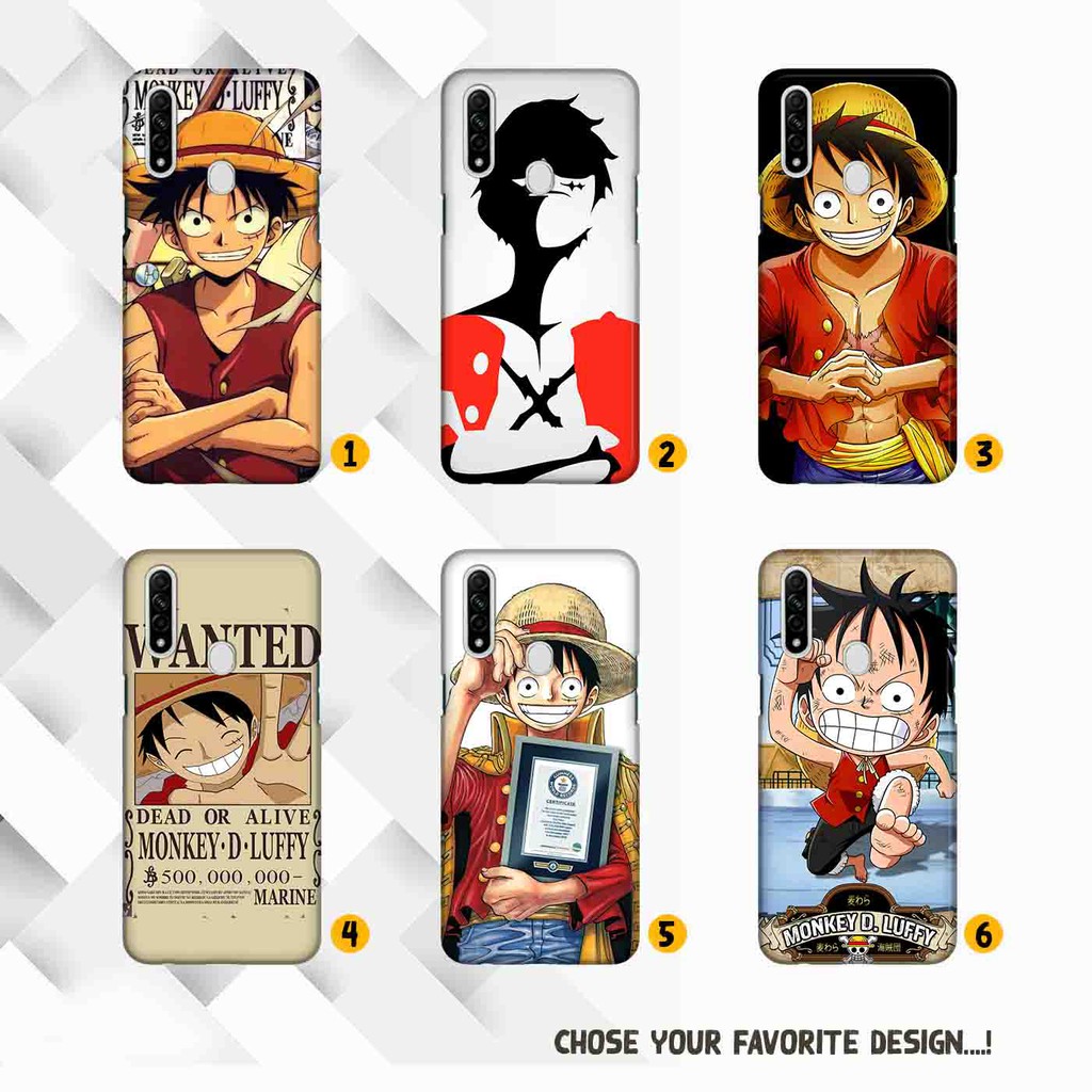 Premium Custom Case Oppo A31 2020 Monkey D Luffy One Piece Casing Hardcase Full Print