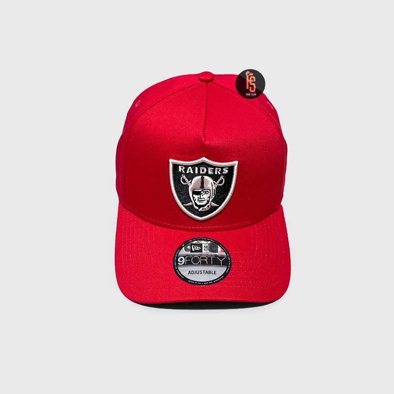 TOPI NEW ERA ORIGINAL A FRAME Q322 LV RAIDERS RED IVORY