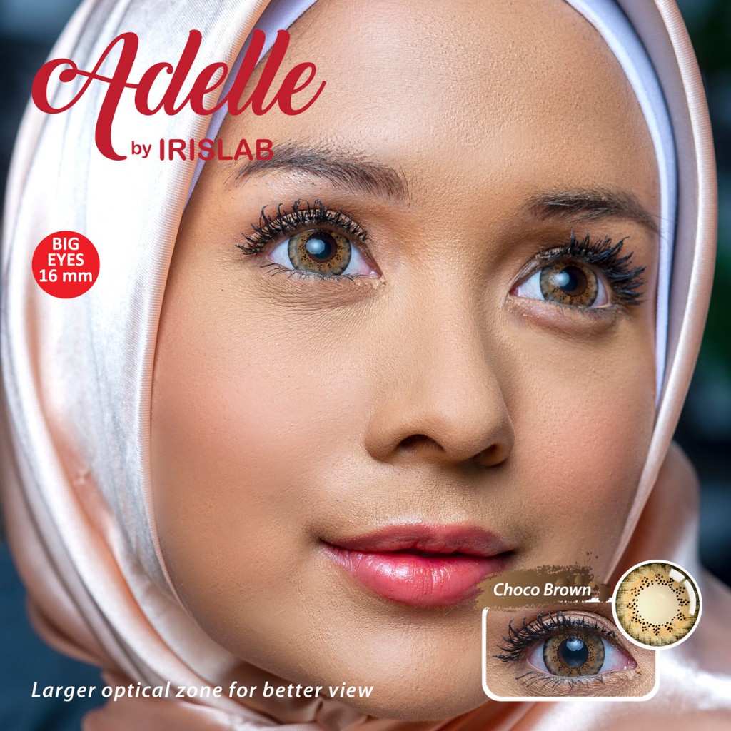 SOFTLENS ADELLE NORMAL BIG EYES 16mm by IRISLAB GRATIS TEMPAT SOFLEN