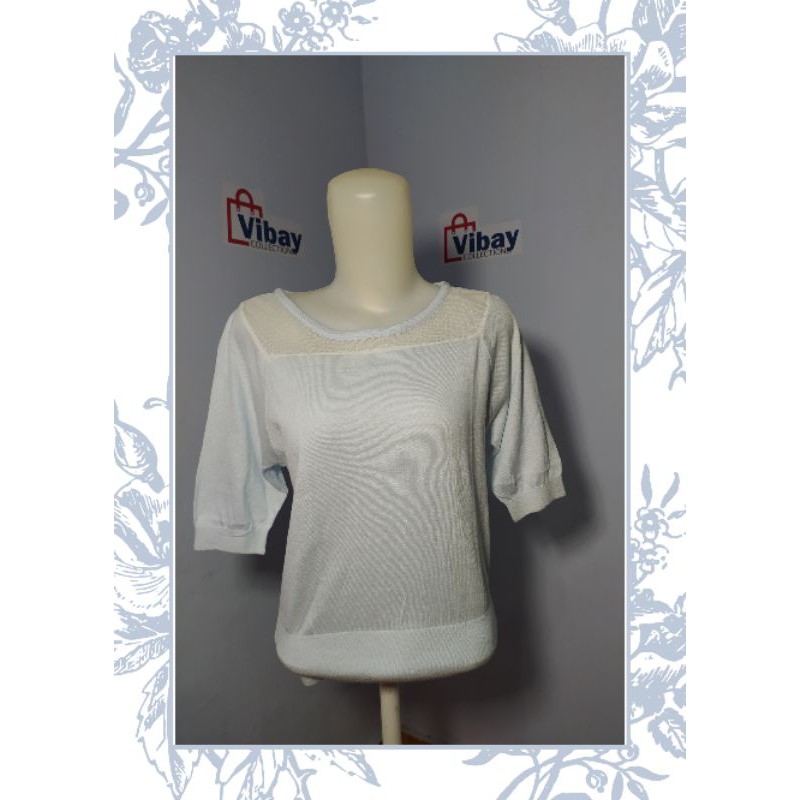 BLOUSE KAOS BIRU LAUT