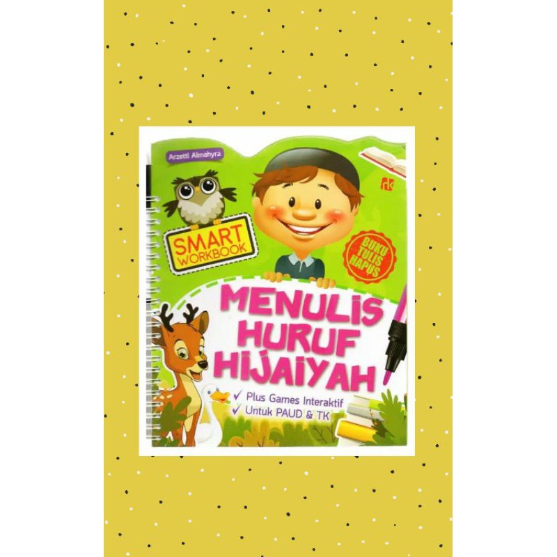 

SMART WORKBOOK MENULIS HIJAIYAH (BUKU TULIS HAPUS) - AG
