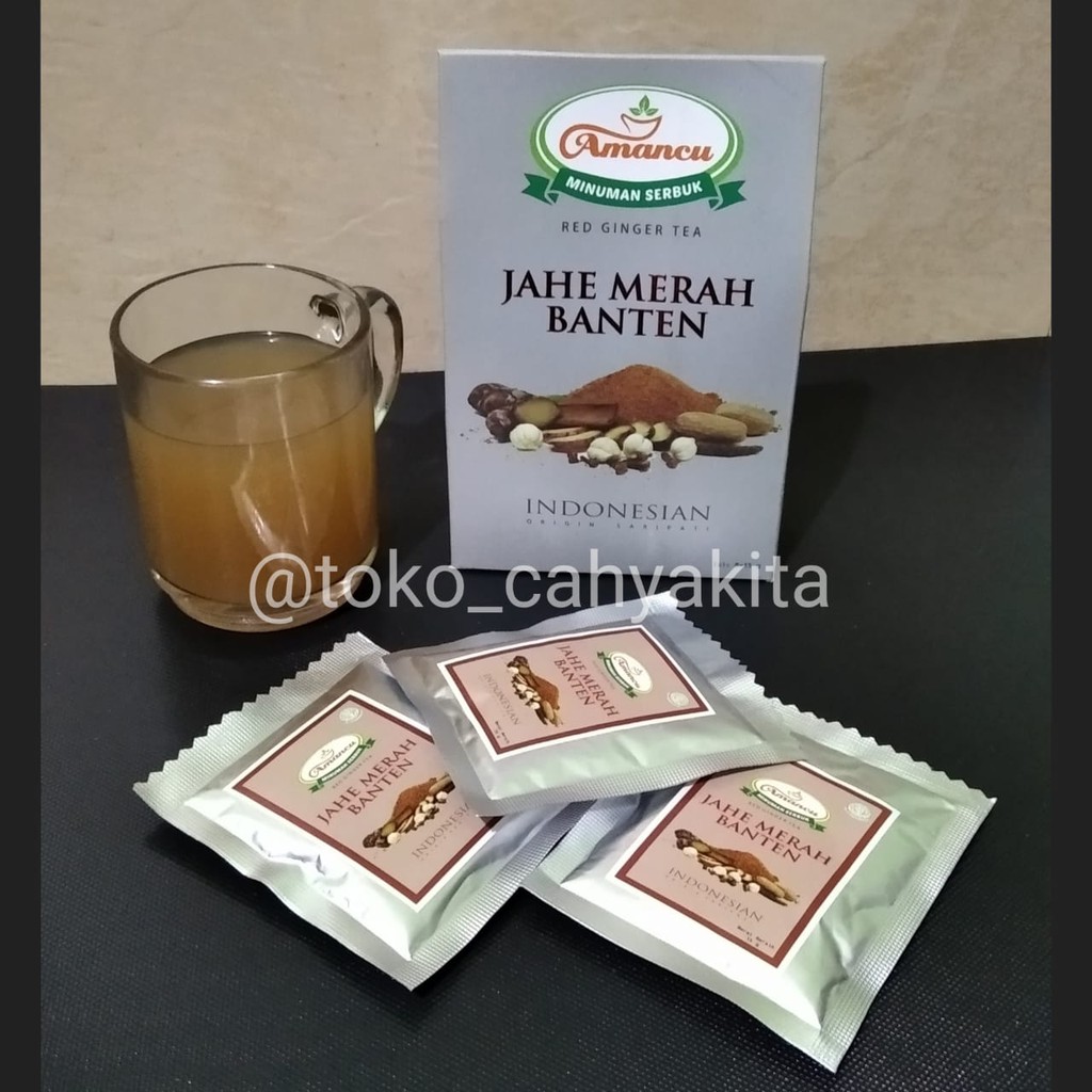 

Jahe Merah Banten Isi 8 Sachet / Red Ginger Tea / Oleh - Oleh Khas Banten