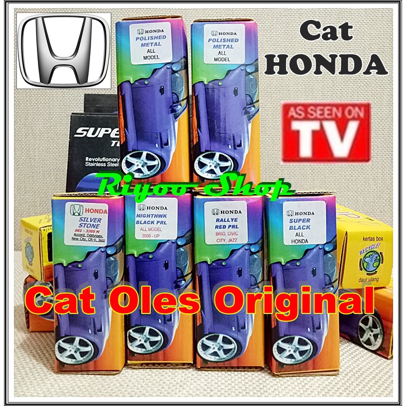  Cat  Oles Mobil Honda Warna  Original Merek Touch Up 