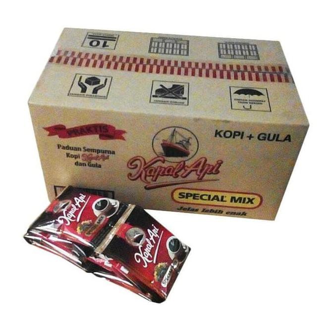 

Kopi Kapal Api Spesial Mix 1 dus isi 120 Sachet x 25gr