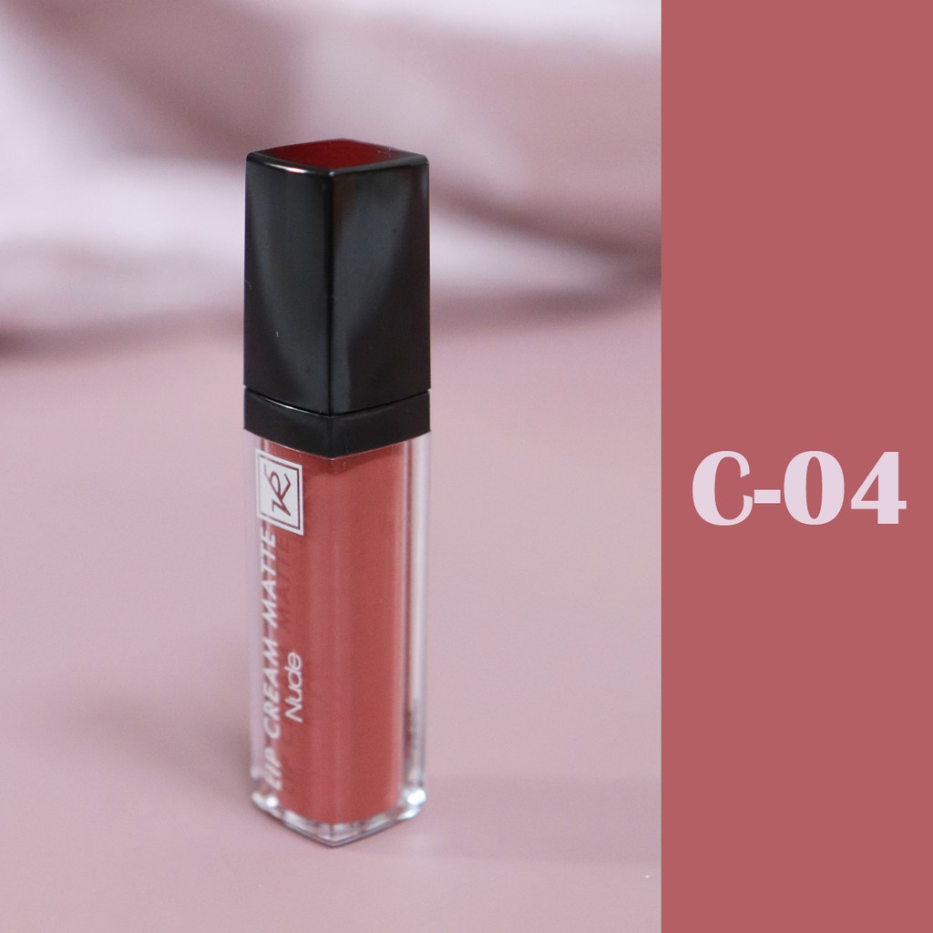 VR Lip Cream Nude / Lipstik Cair / Lip Cream