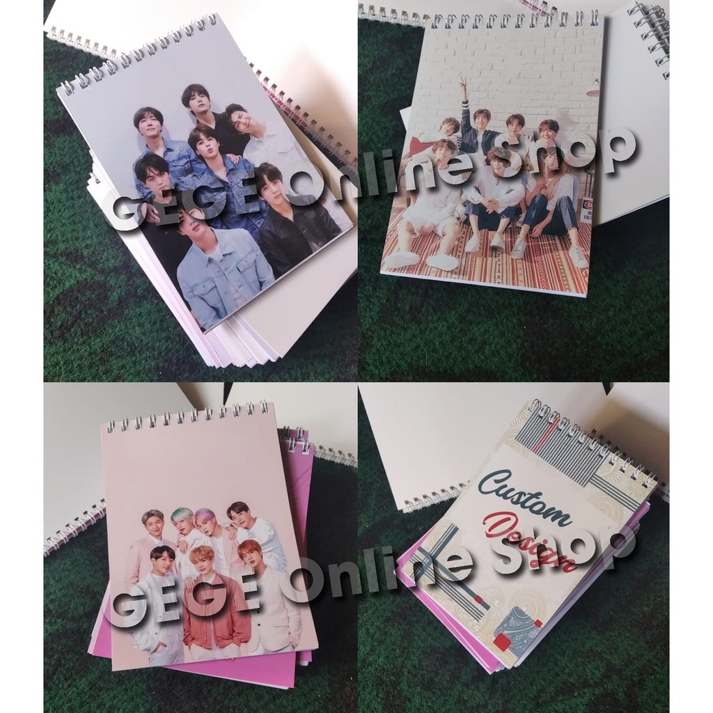 

Notebook/BlockNote ( Isi 10 buah Buku Agenda Kecil ) size A6 - Cover Custom Request