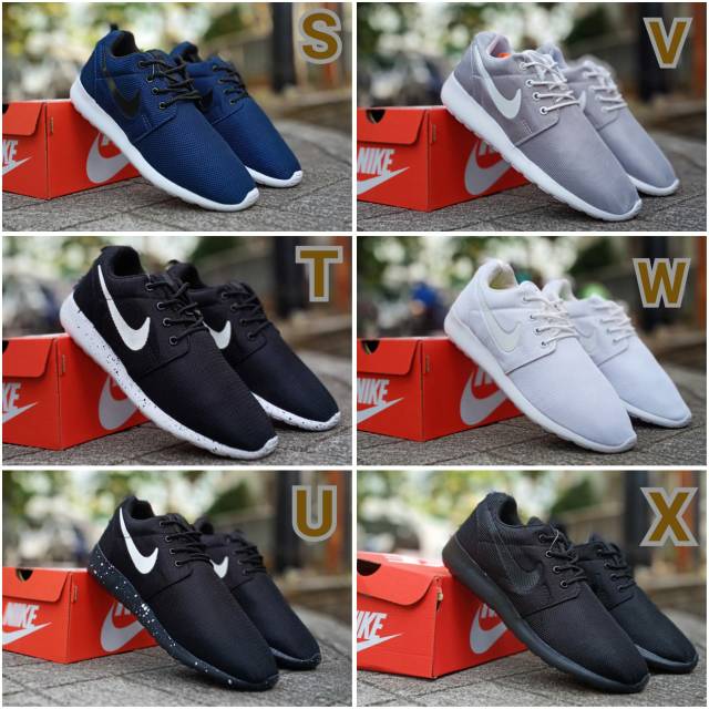 Nike Rosherun (size 36-46), Grade Ori, Free Kaos Kaki