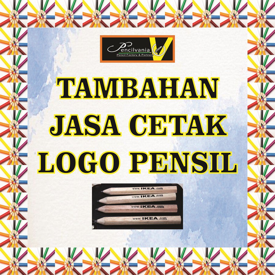 

PENSIL LOGO Pensil Polos Murah Pensil Hotel HB Pensil Promosi Pencil Logo Pensil Tulis Pencilvania