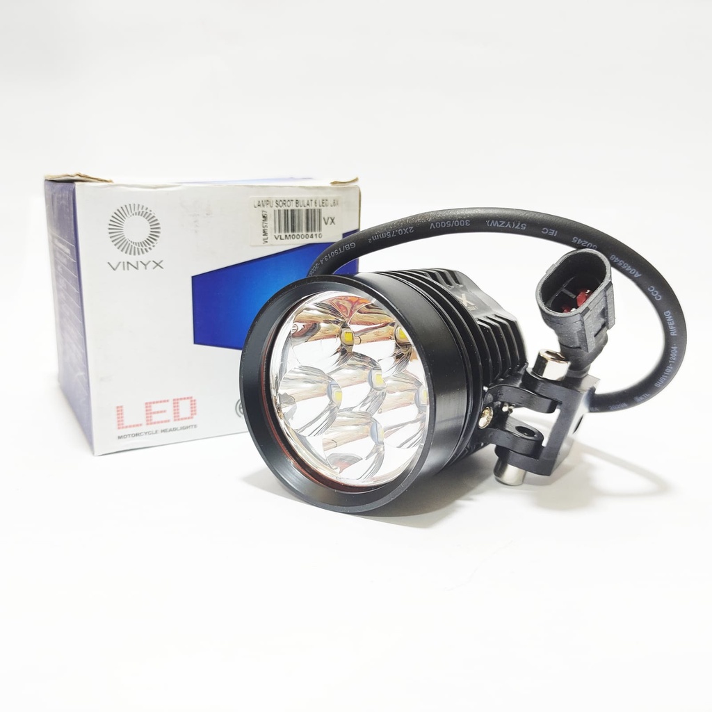 LAMPU LED CREE SOROT TEMBAK L6X VINYX SUPER TERANG UNIVERSAL 60 WATT