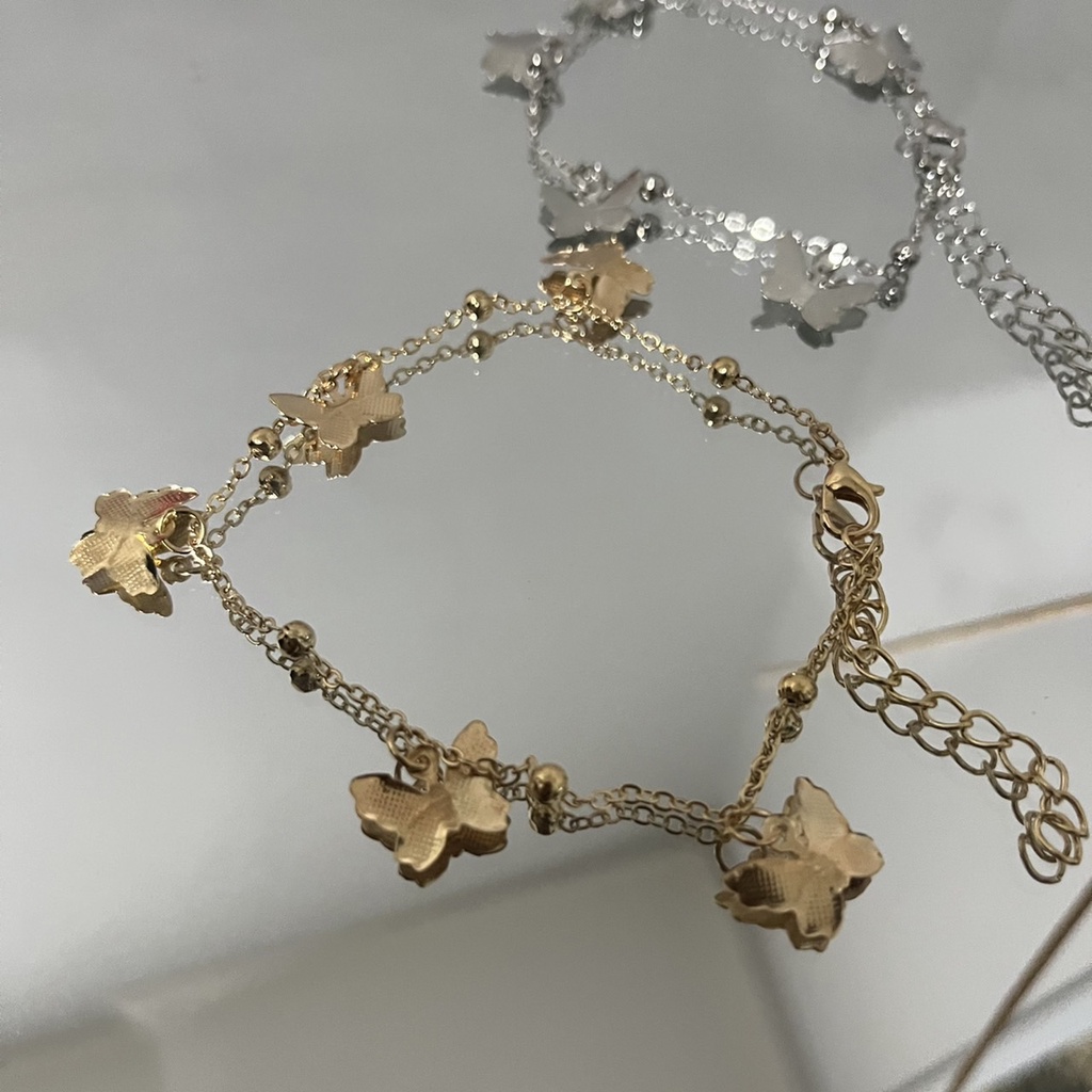 butterflies bracelet / Aksesoris Gelang Gelang Wanita Gelang Korea