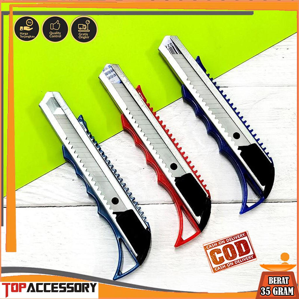 Pisau Cutter Pemotong Kertas Alat Pemotong Pisau Pemotong Pisau Kantor Pisau Kater Cutter Shopee Indonesia