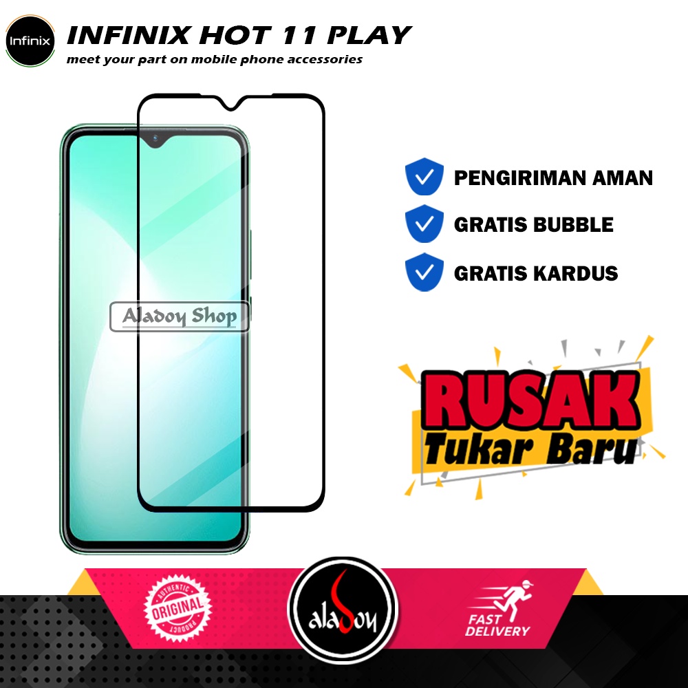 Tempered Glass Infinix Hot 11 Play 2022 Anti Gores Layar Screen Protector