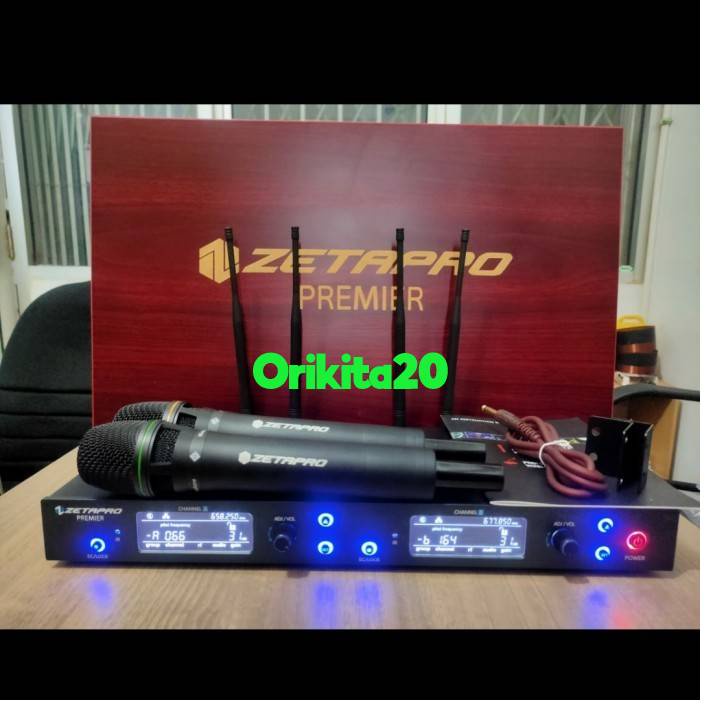 Mic Wireless Zetapro Premier Dual Handle Plus Hardcase