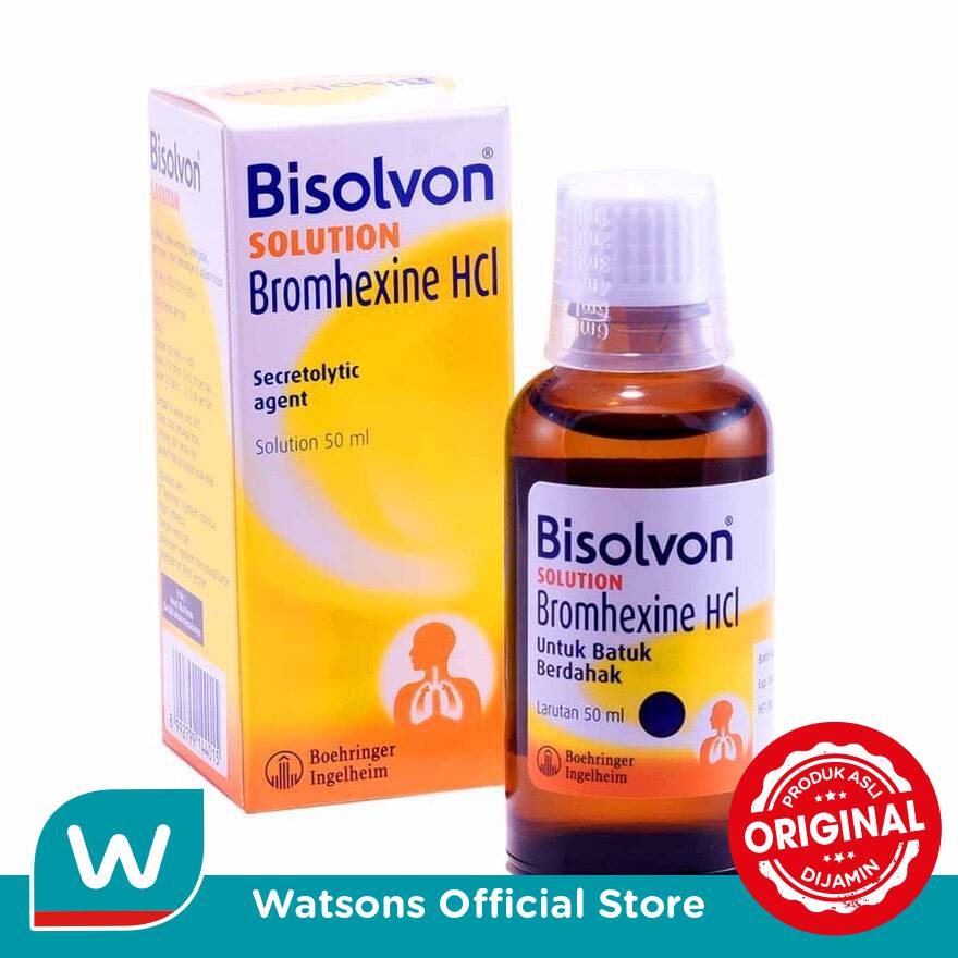 Jual Bisolvon Solution 50ml | Shopee Indonesia