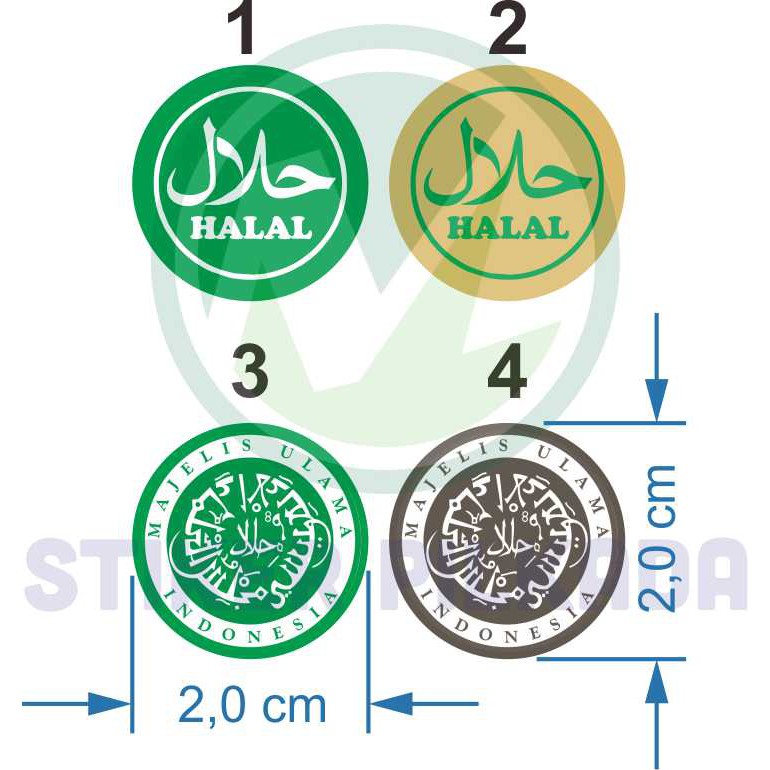 

STIKER VINYL HALAL BULAT (DIJUAL PER MODEL 100+)