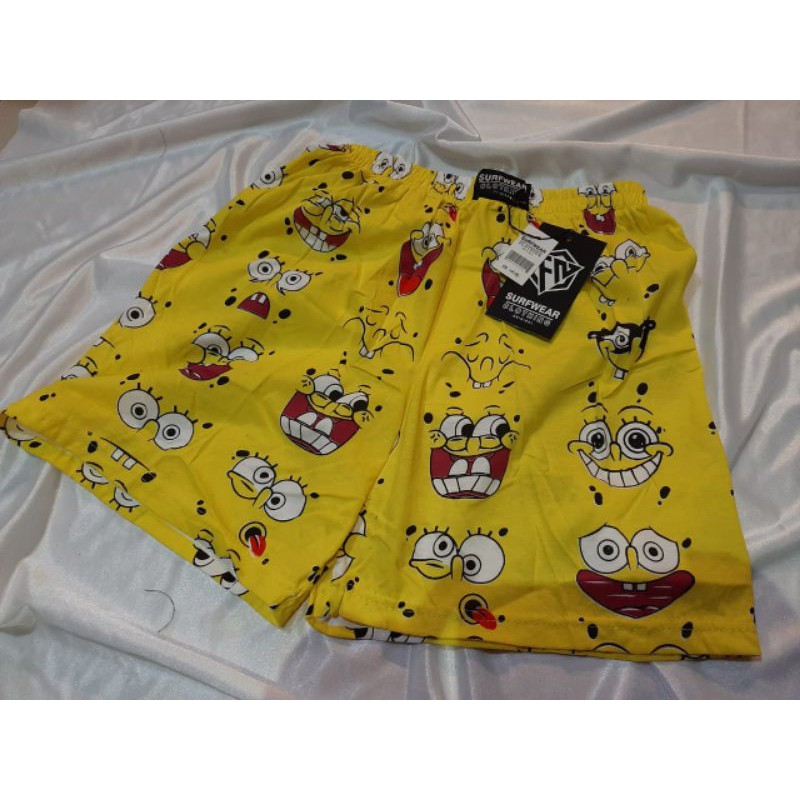 celana pendek boxer animasi bahan 30s