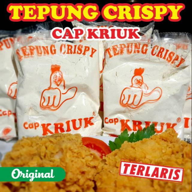 

TEPUNG CRISPY "CAP KRIUK" ASLI