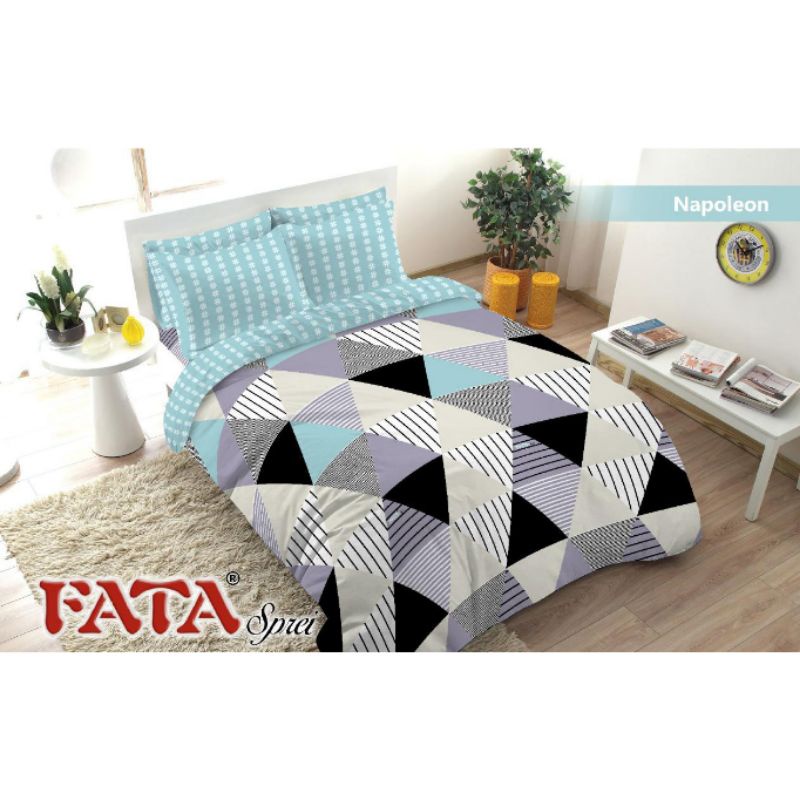 FATA / Bed Cover Fata Set Motif Napoleon Ukuran Sprei (180x200x20) / (160x200x20)