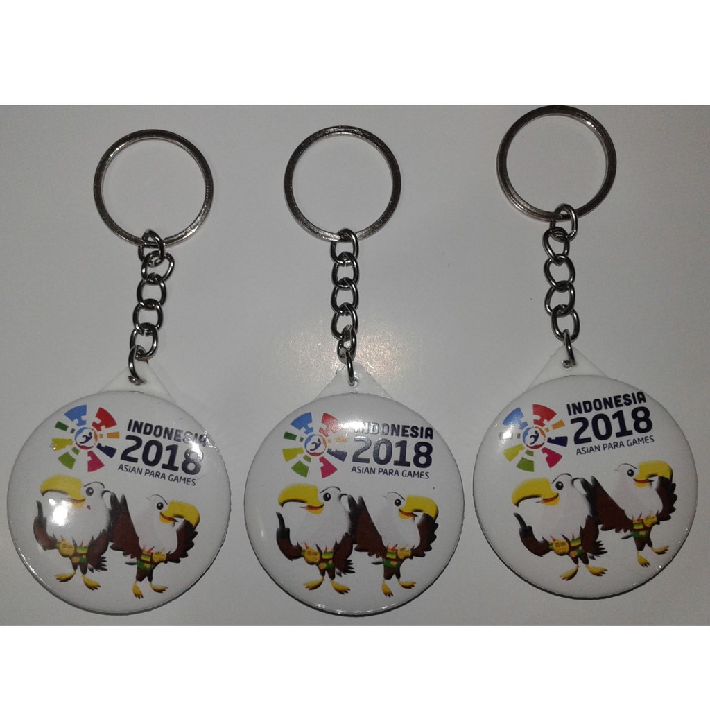 Souvenir Gantungan kunci asean para games 2018 volunteer keren