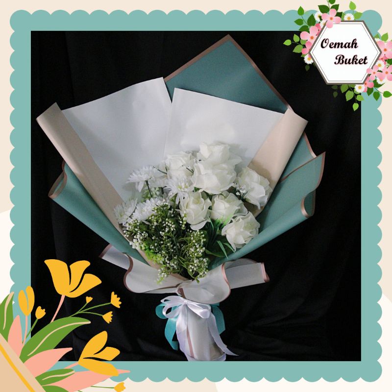 Buket Bunga | Buket Bunga Artificial | Buket Bunga Palsu | Buket Wisuda | Oemah Buket Sidoarjo