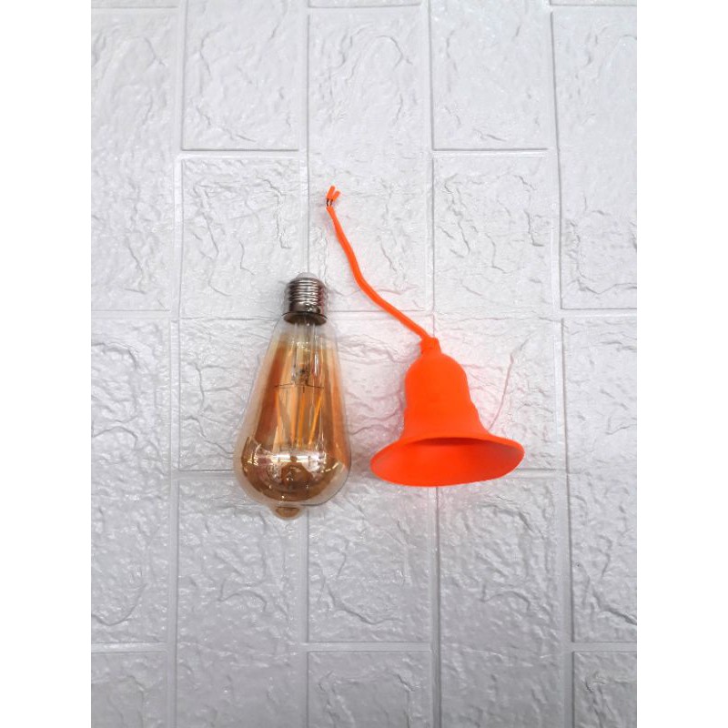 lampu cafe + fitting gantung anti air/waterproof